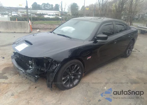 2020 Dodge Charger Scat Pack Rwd from USA, damaged, VIN 2C3CDXGJ2LH223685